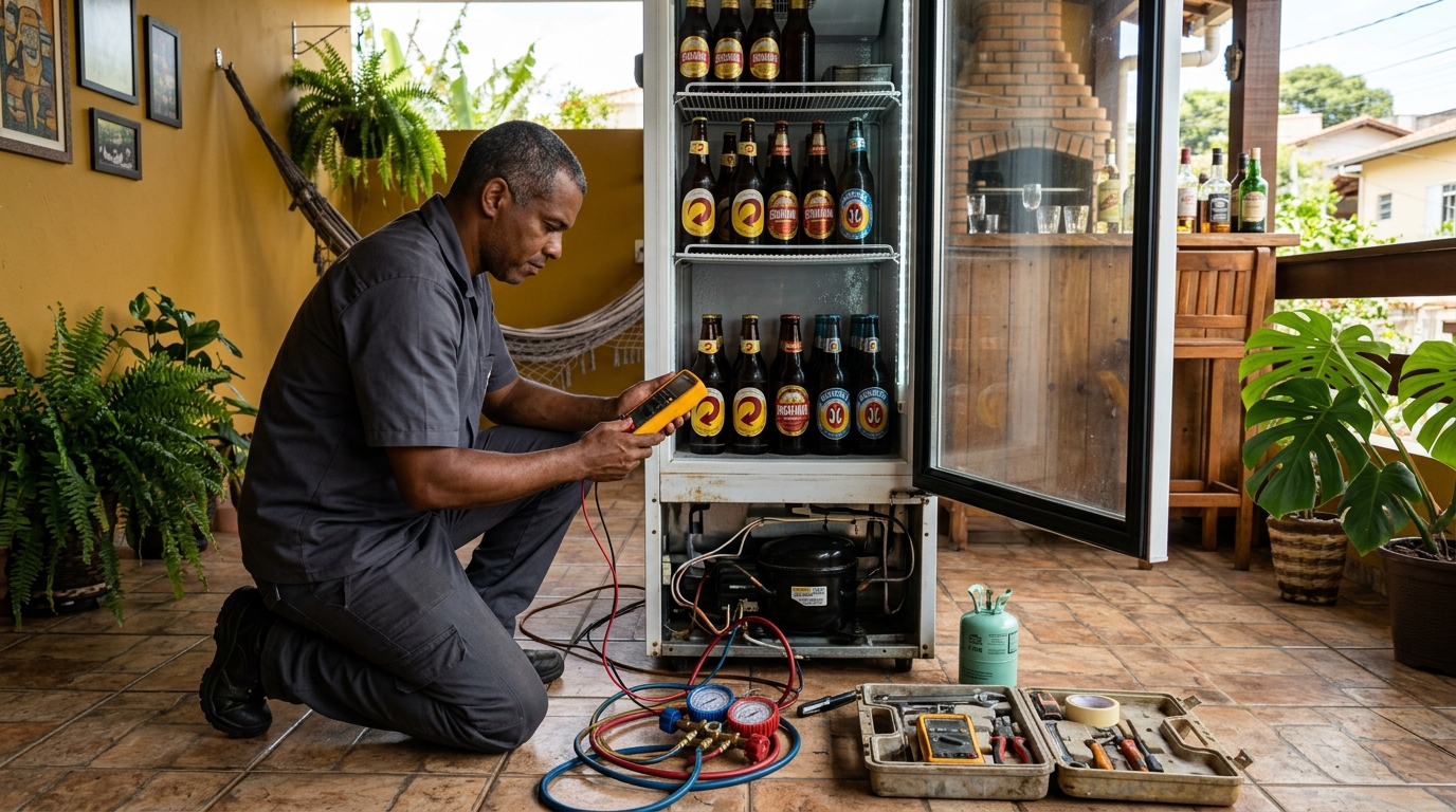 Reparo de Cervejeira Residencial em Viamão‑RS